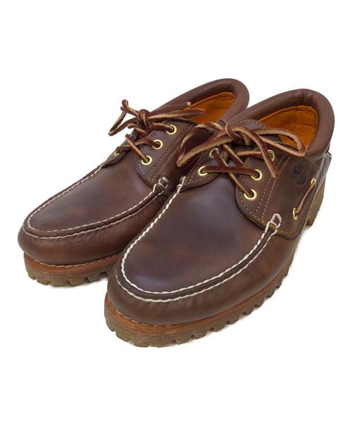 Timberland（ティンバーランド）Timberland (ティンバーランド) Authentics 3 Eye Classic Lug ブラウン サイズ:9.5Wの古着・服飾アイテム