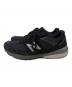 NEW BALANCE (ニューバランス) ローカットスニーカー ブラック×グレー サイズ:28.5：9000円