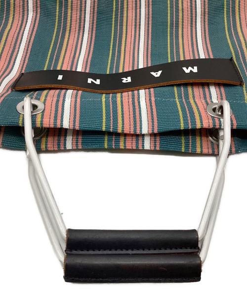 MARNI（マルニ）MARNI (マルニ) トートバッグ グリーン×ピンクの古着・服飾アイテム