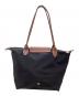 LONGCHAMP (ロンシャン) ハンドバッグ ブラウン×ブラック：9000円
