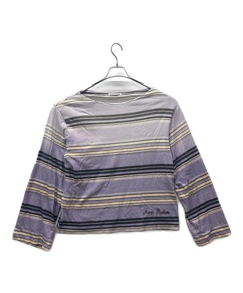 Acne studios（アクネ ストゥディオズ）Acne studios (アクネ ストゥディオズ) 長袖カットソー パープル サイズ:Sの古着・服飾アイテム
