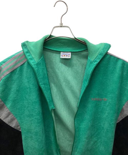 VINTAGE adidas（ヴィンテージ アディダス）VINTAGE adidas (ヴィンテージ アディダス) ジップパーカー グリーン サイズ:Lの古着・服飾アイテム