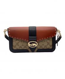 COACH（コーチ）の古着「ハンドバッグ」｜ブラウン×ブラック