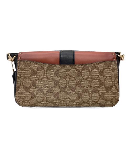 COACH（コーチ）COACH (コーチ) ハンドバッグ ブラウン×ブラックの古着・服飾アイテム