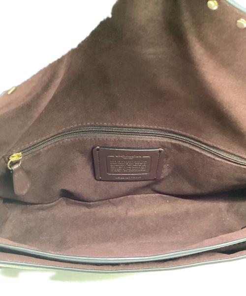 COACH（コーチ）COACH (コーチ) ハンドバッグ ブラウン×ブラックの古着・服飾アイテム
