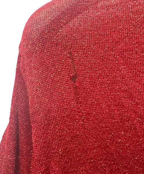Vivienne Westwood man（ヴィヴィアン ウェストウッド マン）Vivienne Westwood man (ヴィヴィアン ウェストウッド マン) 薄手カーディガン レッド サイズ:Sの古着・服飾アイテム
