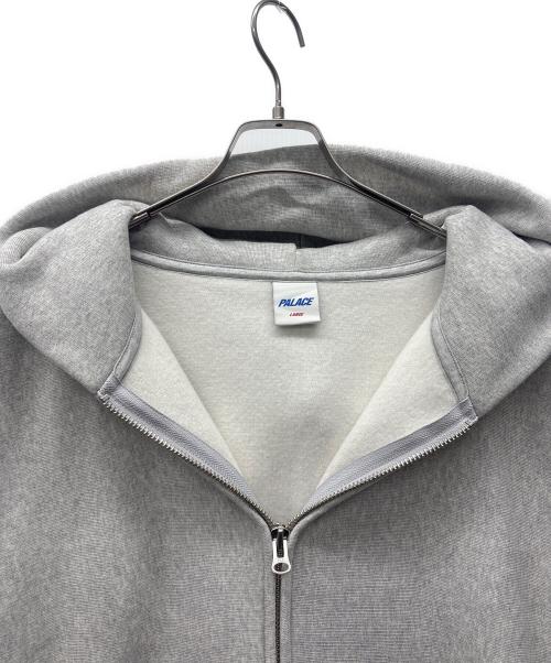 PALACE（パレス）PALACE (パレス) unisex zip hood グレー サイズ:Lの古着・服飾アイテム