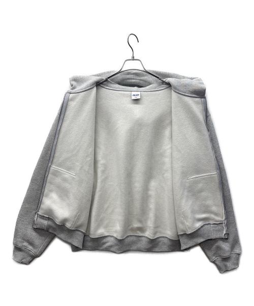PALACE（パレス）PALACE (パレス) unisex zip hood グレー サイズ:Lの古着・服飾アイテム