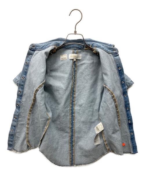 ERL（イーアールエル）ERL (イーアールエル) LEVI'S (リーバイス) デニムシャツ スカイブルー サイズ:XSの古着・服飾アイテム