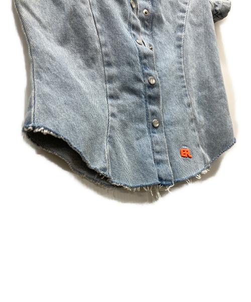 ERL（イーアールエル）ERL (イーアールエル) LEVI'S (リーバイス) デニムシャツ スカイブルー サイズ:XSの古着・服飾アイテム
