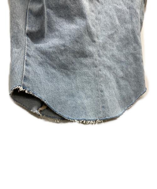 ERL（イーアールエル）ERL (イーアールエル) LEVI'S (リーバイス) デニムシャツ スカイブルー サイズ:XSの古着・服飾アイテム