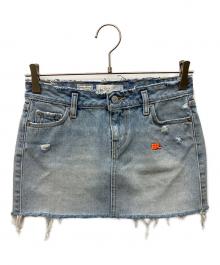ERL×LEVI'S（イーアールエル×リーバイス）の古着「デニムスカート」｜スカイブルー