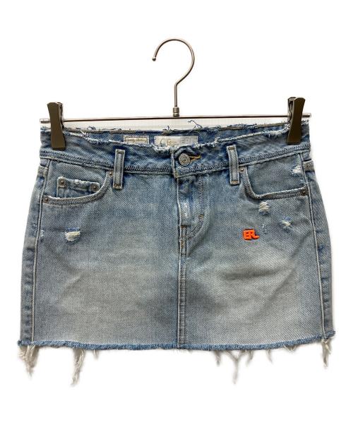 ERL（イーアールエル）ERL (イーアールエル) LEVI'S (リーバイス) デニムスカート スカイブルー サイズ:W24の古着・服飾アイテム