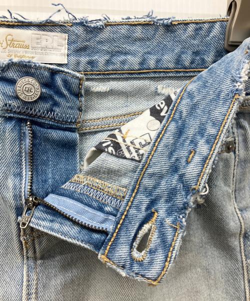 ERL（イーアールエル）ERL (イーアールエル) LEVI'S (リーバイス) デニムスカート スカイブルー サイズ:W24の古着・服飾アイテム