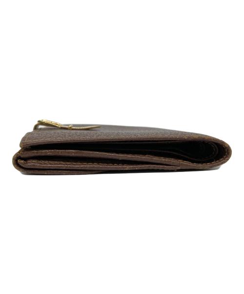 GUCCI（グッチ）GUCCI (グッチ) 2つ折り財布 ブラウンの古着・服飾アイテム