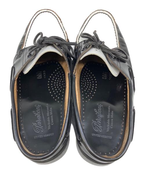 PARABOOT（パラブーツ）PARABOOT (パラブーツ) UNITED ARROWS (ユナイテッドアローズ) ミュール ホワイト×ブラック サイズ:不明の古着・服飾アイテム