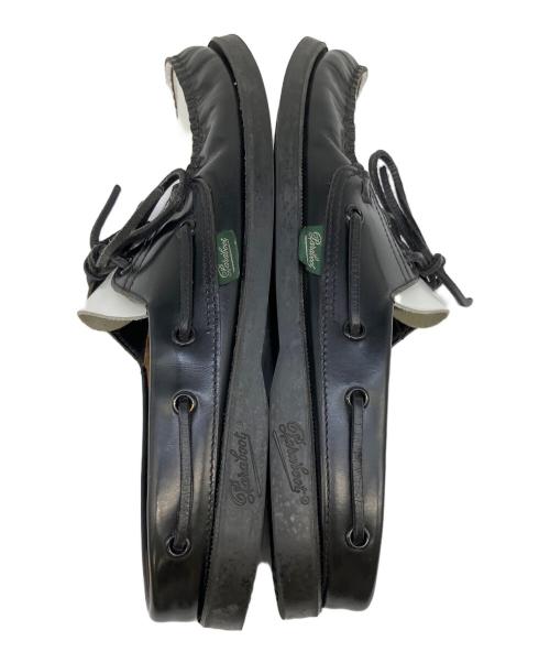 PARABOOT（パラブーツ）PARABOOT (パラブーツ) UNITED ARROWS (ユナイテッドアローズ) ミュール ホワイト×ブラック サイズ:不明の古着・服飾アイテム