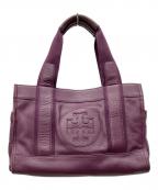 TORY BURCHトリーバーチ）の古着「ハンドバッグ」｜パープル