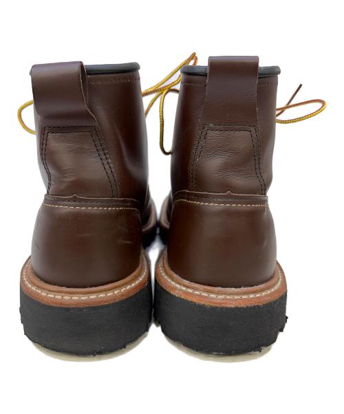 RED WING（レッドウィング）RED WING (レッドウィング) ラインマンブーツ ブラウン サイズ:US8 1/2の古着・服飾アイテム