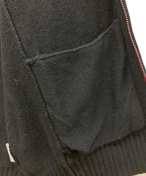 POLO RALPH LAUREN（ポロ・ラルフローレン）POLO RALPH LAUREN (ポロ・ラルフローレン) ジップニット ブラック×レッド サイズ:SIZE Lの古着・服飾アイテム