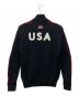 POLO RALPH LAUREN (ポロ・ラルフローレン) ジップニット ブラック×レッド サイズ:SIZE L：6000円