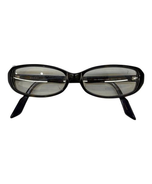 GUCCI（グッチ）GUCCI (グッチ) 伊達眼鏡 ブラックの古着・服飾アイテム