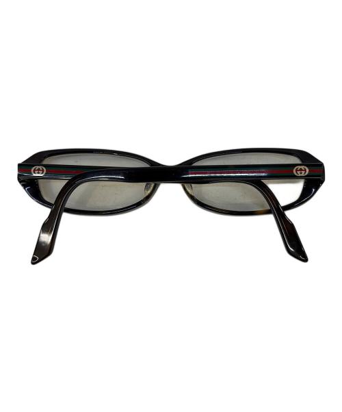 GUCCI（グッチ）GUCCI (グッチ) 伊達眼鏡 ブラックの古着・服飾アイテム