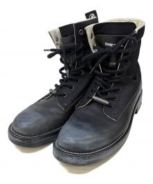 DIESEL（ディーゼル）の古着「ブーツ」｜ブラック