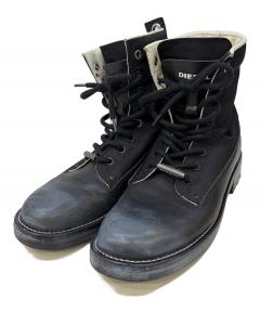 中古・古着通販】DIESEL (ディーゼル) ブーツ ブラック サイズ:24.5cm