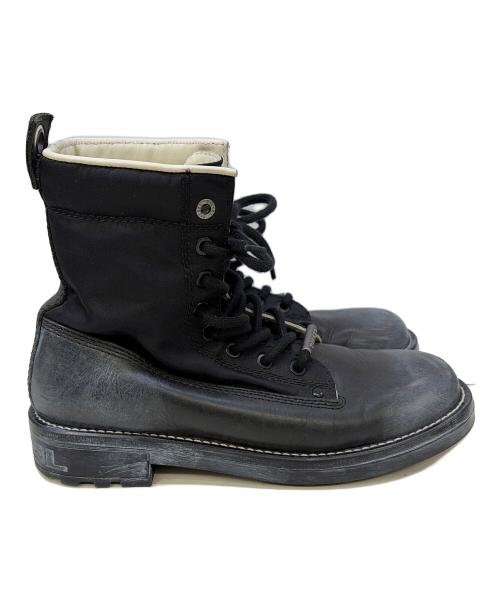 DIESEL（ディーゼル）DIESEL (ディーゼル) ブーツ ブラック サイズ:24.5cmの古着・服飾アイテム