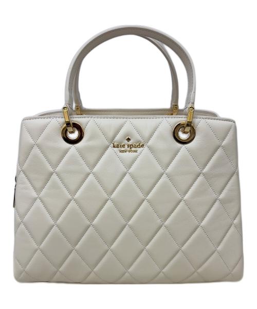 Kate Spade（ケイトスペード）Kate Spade (ケイトスペード) 2WAYバッグ アイボリーの古着・服飾アイテム