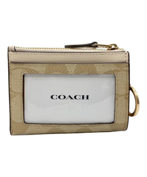 COACH（コーチ）COACH (コーチ) パスケース ベージュの古着・服飾アイテム