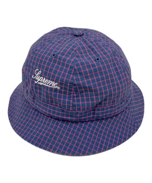 SUPREME（シュプリーム）SUPREME (シュプリーム) Cordura (コーデュラ) ハット ピンク×パープルの古着・服飾アイテム
