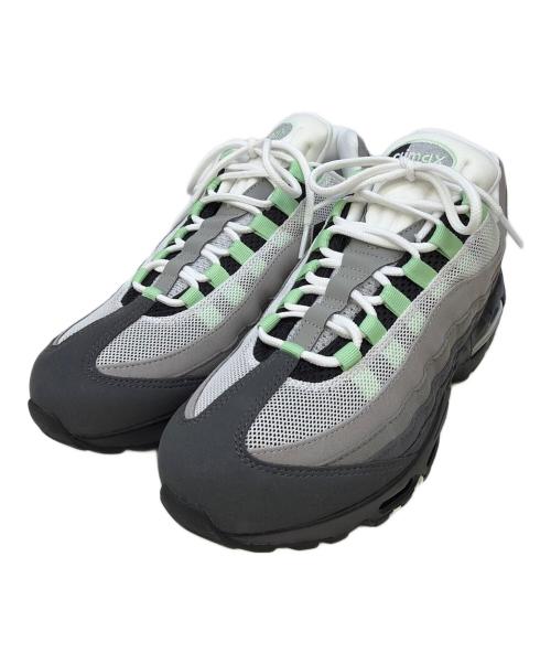 NIKE（ナイキ）NIKE (ナイキ) エア マックス 95 ビッグ バブル グレー×グリーン サイズ:27.5cmの古着・服飾アイテム