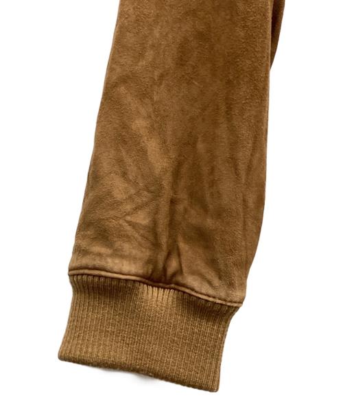 BROOKS BROTHERS（ブルックスブラザーズ）BROOKS BROTHERS (ブルックスブラザーズ) スエードブルゾン ブラウン サイズ:Sの古着・服飾アイテム