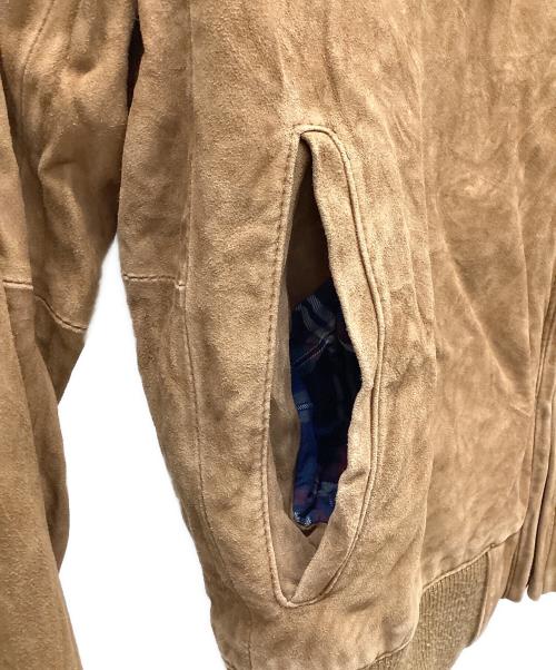 BROOKS BROTHERS（ブルックスブラザーズ）BROOKS BROTHERS (ブルックスブラザーズ) スエードブルゾン ブラウン サイズ:Sの古着・服飾アイテム