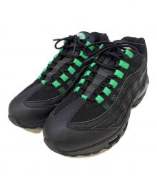NIKE（ナイキ）の古着「ローカットスニーカー」｜ブラック×グリーン