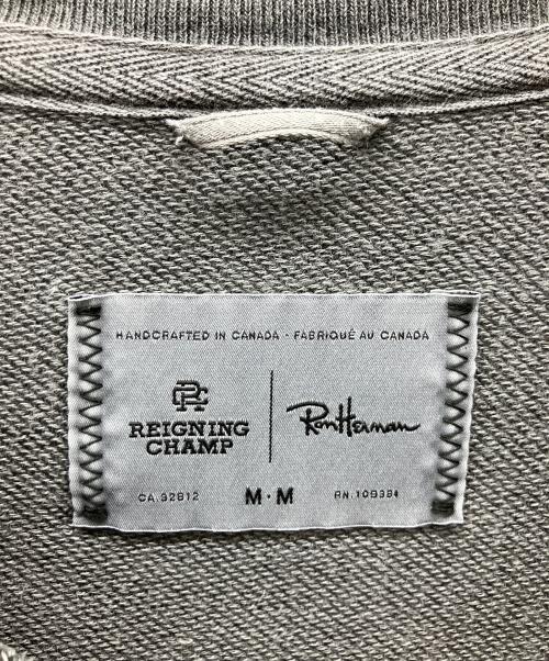 REIGNING CHAMP（レイニングチャンプ）REIGNING CHAMP (レイニングチャンプ) Ron Herman (ロンハーマン) 半袖カットソー グレー サイズ:Mの古着・服飾アイテム