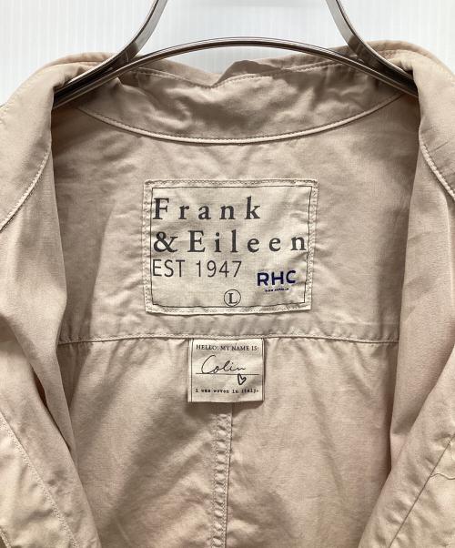 Frank&Eileen（フランクアンドアイリーン）Frank&Eileen (フランクアンドアイリーン) RHC Ron Herman (アールエイチシー ロンハーマン) 半袖シャツ ベージュ サイズ:Ｌの古着・服飾アイテム