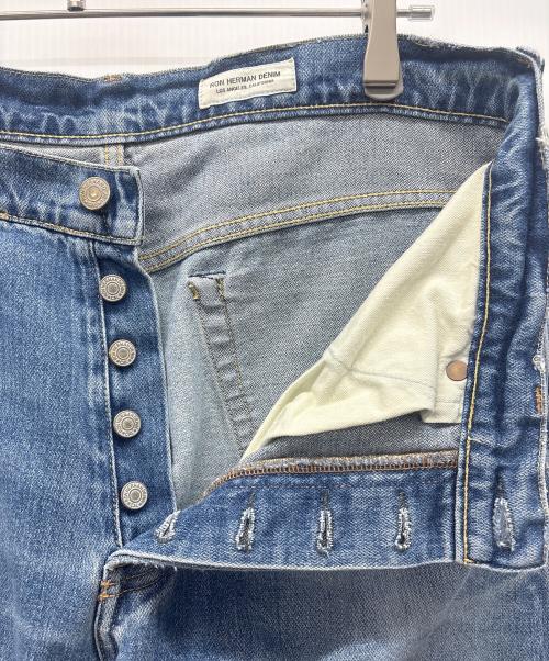 Ron Herman（ロンハーマン）Ron Herman (ロンハーマン) ダメージ加工デニムパンツ ライトインディゴ サイズ:81の古着・服飾アイテム