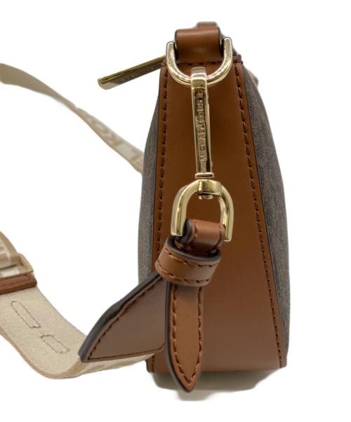 MICHAEL KORS（マイケルコース）MICHAEL KORS (マイケルコース) ショルダーバッグ ブラウン×ベージュの古着・服飾アイテム