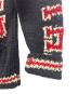 中古・古着 Hysteric Glamour (ヒステリックグラマー) ジップカーディガン ブラック×レッド サイズ:S：9000円