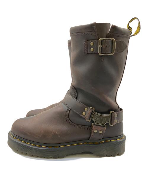 Dr.Martens（ドクターマーチン）Dr.Martens (ドクターマーチン) リガ―ブーツ ブラウン サイズ:26.5cmの古着・服飾アイテム