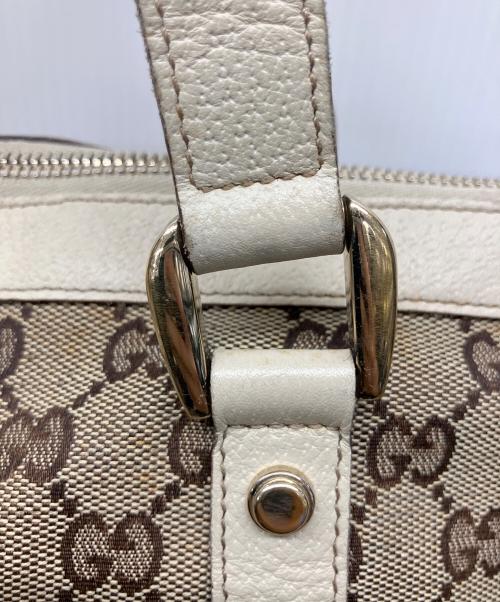 GUCCI（グッチ）GUCCI (グッチ) トートバッグ ブラウン×ベージュの古着・服飾アイテム