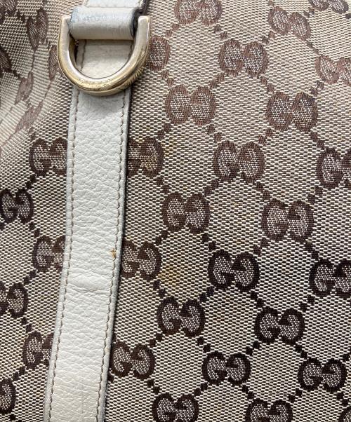 GUCCI（グッチ）GUCCI (グッチ) トートバッグ ブラウン×ベージュの古着・服飾アイテム