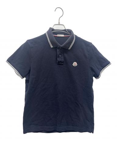 中古・古着通販】MONCLER (モンクレール) ポロシャツ ネイビー サイズ