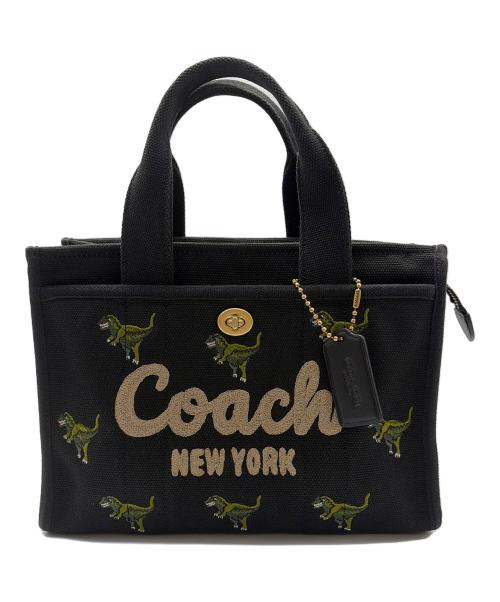 COACH（コーチ）COACH (コーチ) カーゴトートバッグ ブラックの古着・服飾アイテム