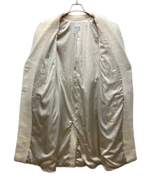 ARMANI COLLEZIONI（アルマーニ コレツィオーニ）ARMANI COLLEZIONI (アルマーニ コレツィオーニ) コート ホワイト サイズ:size 40の古着・服飾アイテム