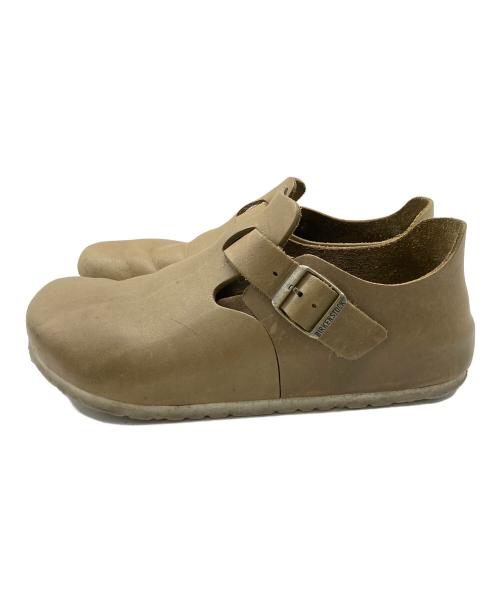 BIRKENSTOCK（ビルケンシュトック）BIRKENSTOCK (ビルケンシュトック) スリッポン ベージュ サイズ:26の古着・服飾アイテム