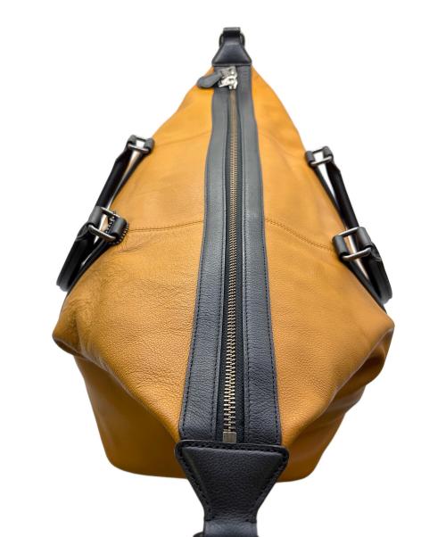 COACH（コーチ）COACH (コーチ) ボストンバッグ ブラック×ブラウンの古着・服飾アイテム